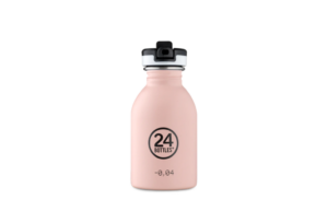 Ampolla Dusty Pink d’acer inoxidable 250ml amb tap d'esport