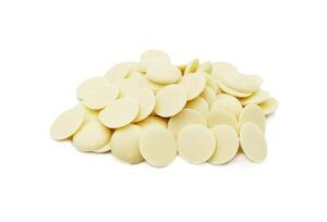 Gotes de xocolata blanca cobertura