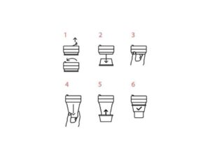 Tassa plegable 355ml