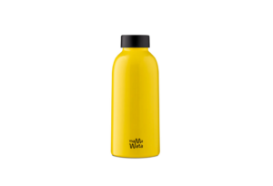 Ampolla tèrmica groga d’acer inoxidable 470ml Mama Wata