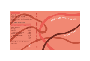 Xocolata negra 64% cacau sense sucre