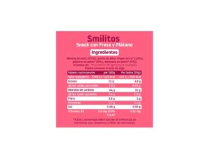Compra Smilitos de maduixa i plàtan