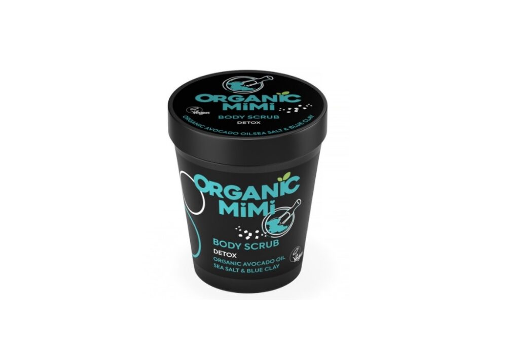 Exfoliant corporal detox de sal marina i argila blava