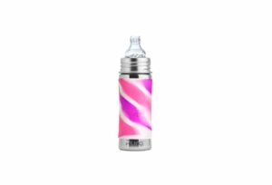 Biberó d’acer inoxidable fresa 325ml PURA (entrenament +6M)