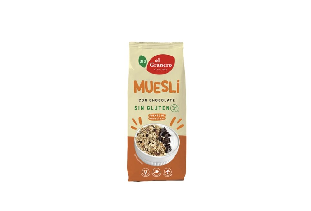 Muesli amb xocolata sense gluten
