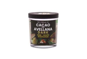Crema de cacau dark amb avellanes bio