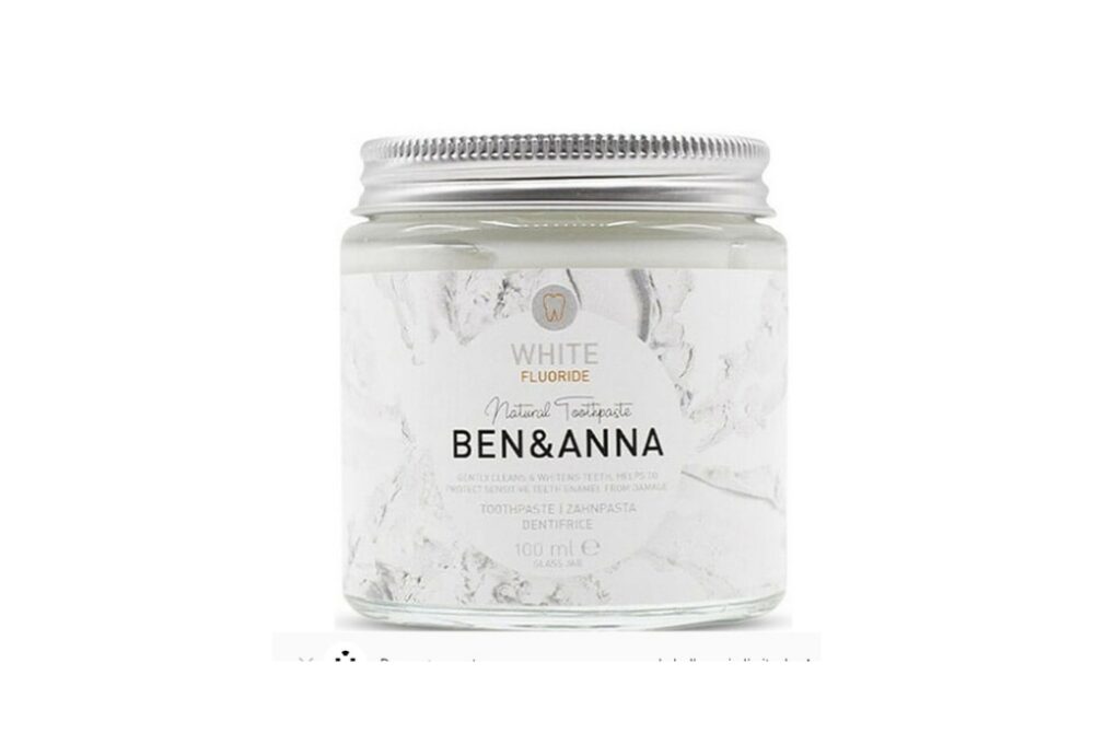 Pasta de dents Ben&Ana white amb fluor