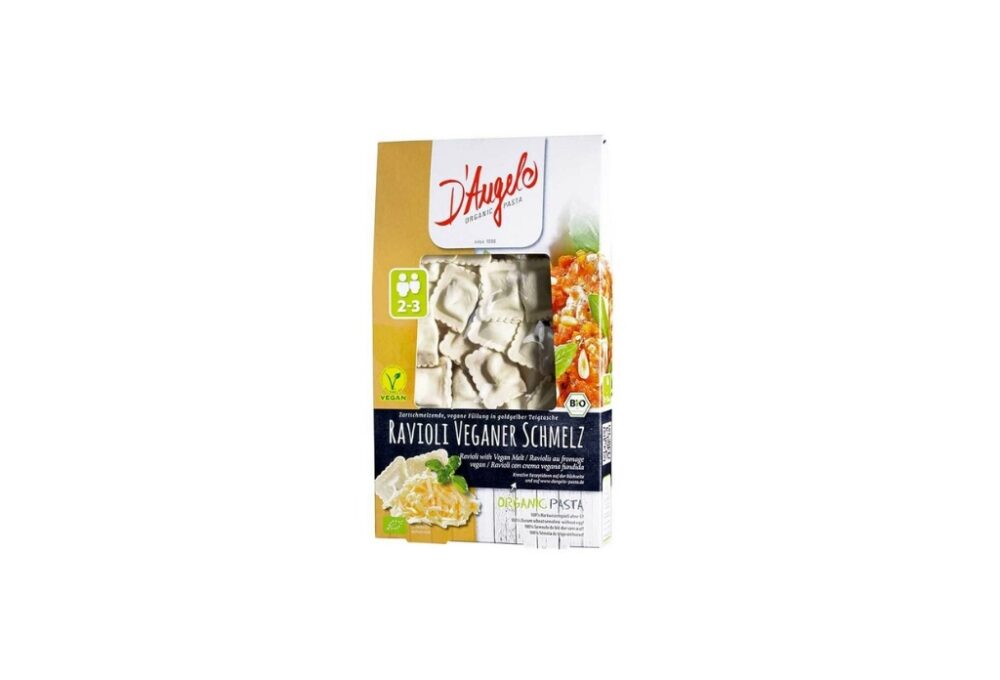 Raviolis ecològics de formatge vegà D'Angelo 250g