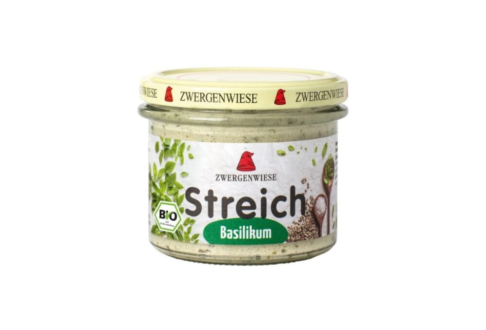 Paté vegetal d'alfàbrega ecològica 180g