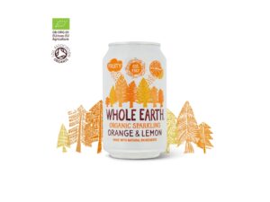 Refresc natural i orgànic de taronja i llimona sense sucre 33cl