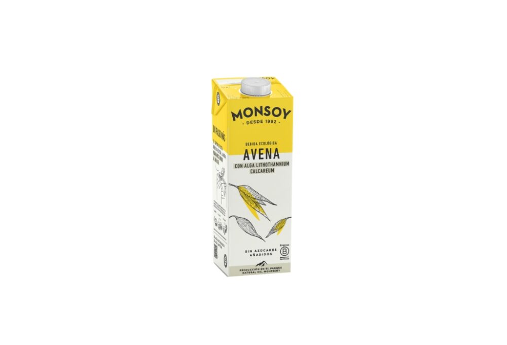 Beguda de civada ecològica amb calci Monsoy 1L